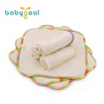 babygoal Reusable Bamboo Baby Wipes, 12 Pack Washable Small Size Saliva Towel Face Washcloths, Cloth Wipes 8‘’x8‘’ 12BW02 - Image 3